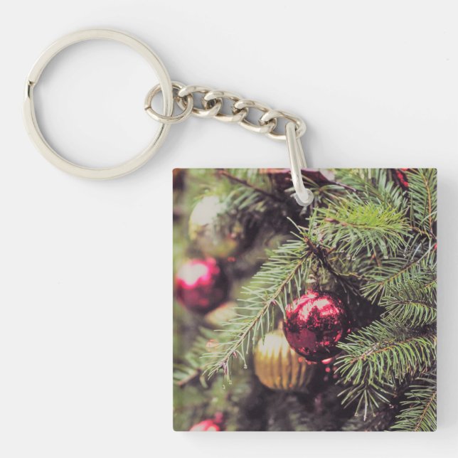 O Christmas Tree Key Ring (Front)
