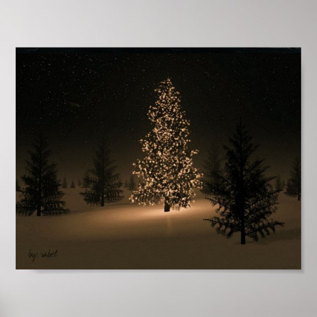 O Christmas Tree Poster (Front)
