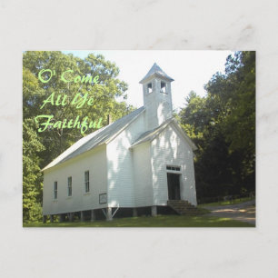 O' Come All Ye Faithful Postcard