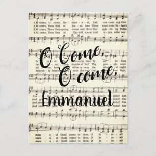 O Come, Emmanuel Postcard