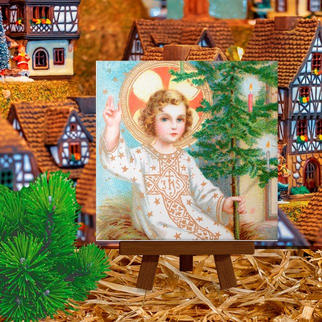 O Come, O Come, Emmanuel  (Detail) Advent Ceramic Tile (Creator Uploaded)
