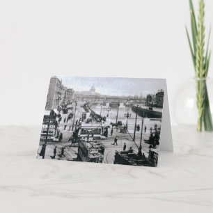 O' Connell Bridge and the River Liffey, Dublin Card