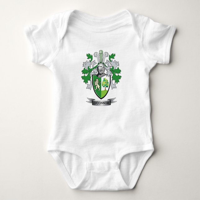 O-Connor-Coat-of-Arms Baby Bodysuit (Front)