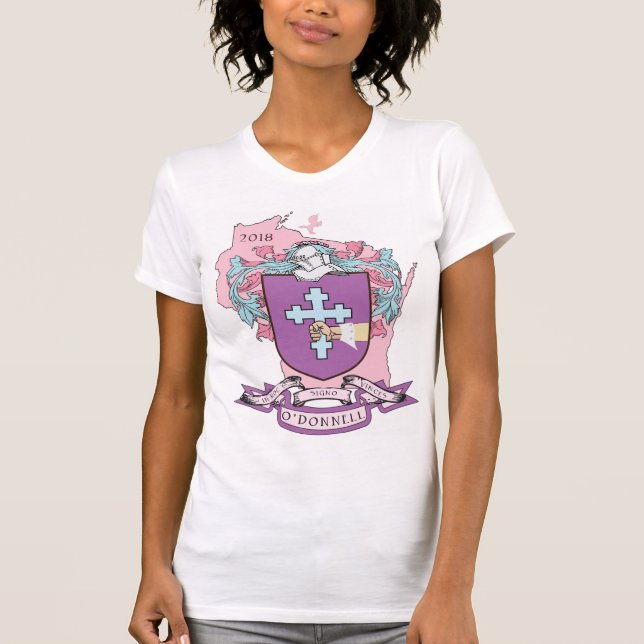 O"Donnell Family Crest_Wisconsin Women's Light T T-Shirt (Front)