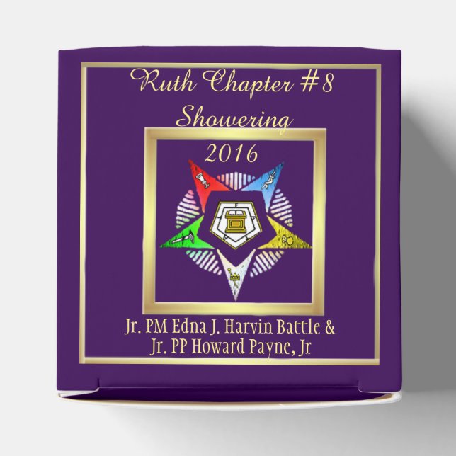 O.E.S~ (Customised) Favour Box (Top)