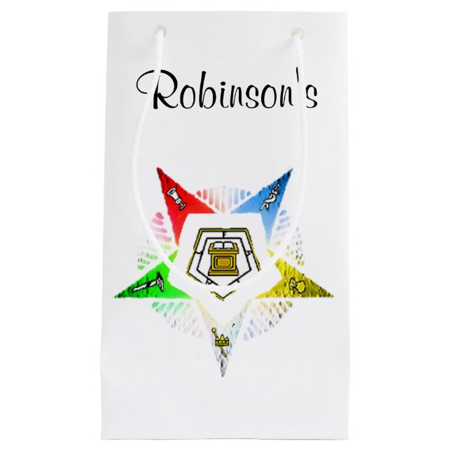 O.E.S~ SMALL GIFT BAG (Front)