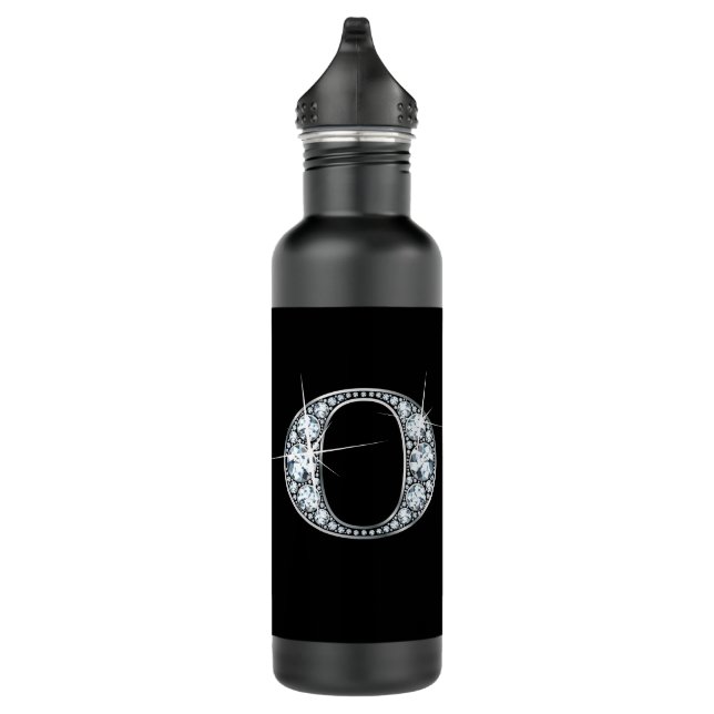 O Faux-"Diamond" Monogram 710 Ml Water Bottle (Right)
