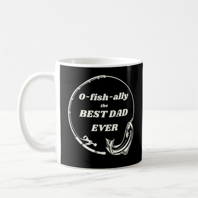 O-Fish-ally Best Dad mug (Left)