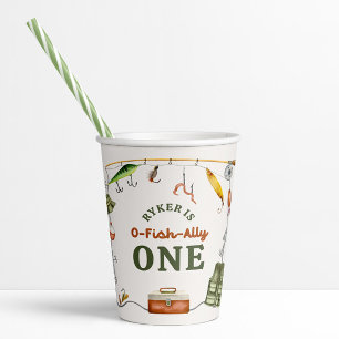 O-Fish-Ally Birthday Paper Cup