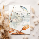 O-Fish-Ally Fishing Themed 30th Birthday Party Invitation<br><div class="desc">Embark on a journey to a serene lakeside with our fish-themed 30th birthday invitations. Filled with watercolor illustrations of a tranquil lake, lush trees, a rustic boat, a poised fishing rod and graceful fish, these invitations promise a celebration that's much more than memorable - it's an experience. And with a...</div>