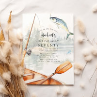 O-Fish-Ally Fishing Themed 70th Birthday Party