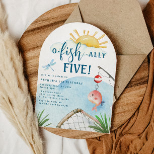 O Fish Ally Five!   5th Birthday Party Invitation
