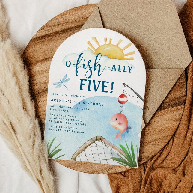 O Fish Ally Five! | 5th Birthday Party Invitation (Creator Uploaded)