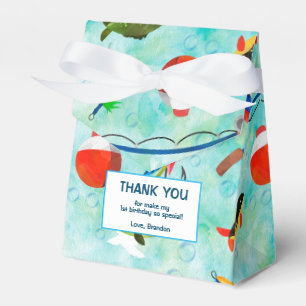 O-fish-ally gone fishing little fisherman birthday favour box