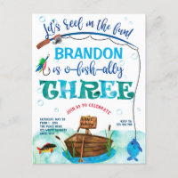 O-fish-Ally, Little Fisherman, Fishing 3rd Birthda