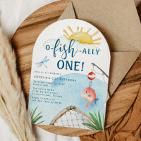 O Fish Ally One! | 1st Birthday Party Invitation