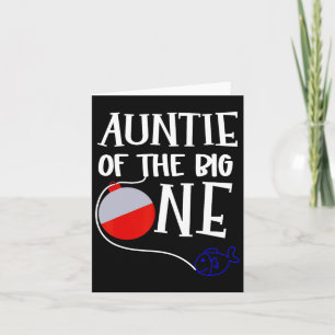 O-fish-ally One Auntie Of The Big One Birthday Boy Card