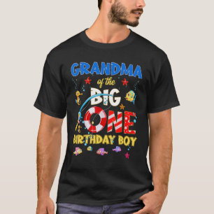 O Fish Ally One Birthday Grandma Of The Birthday B T-Shirt