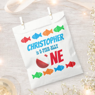 O-Fish-Ally One Fishing 1st Birthday Favour Bag