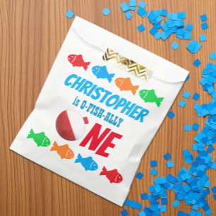 O-Fish-Ally One Fishing 1st Birthday Favour Bag