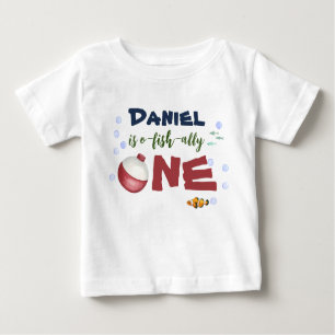 O-fish-ally One Fishing 1st Birthday T-Shirt