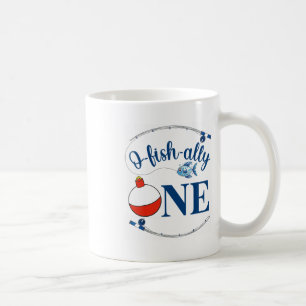 O-fish-ally One Fishing Boy First Birthday Ofishal Coffee Mug