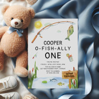 O-Fish-Ally One Rustic Fishing 1st Birthday