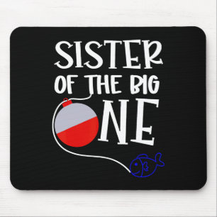 O-fish-ally One Sister Of The Big One Birthday Boy Mouse Pad