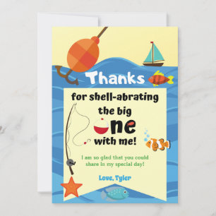 O-Fish-ally One Thank You Card
