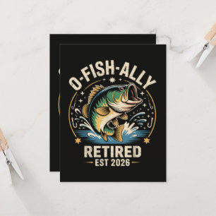 O-Fish-Ally Retired 2026 Fisherman Fishing Invitation