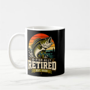 O-Fish-Ally Retired 2026 For Fisherman Fishing Coffee Mug