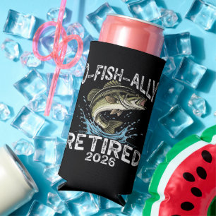 O-Fish-Ally Retired 2026 Humour Funny Seltzer Can Cooler