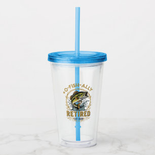 O Fish Ally Retired Since 2026 Fishing Retirement Acrylic Tumbler