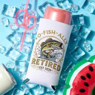 O Fish Ally Retired Since 2026 Fishing Retirement Seltzer Can Cooler