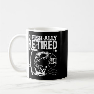 O-fish-ally Retired Since Retirement Fishing Gift Coffee Mug