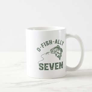 O-fish-ally Seven Birthday Decorations 7th Birthda Coffee Mug