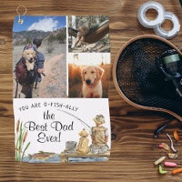 O-Fish-Ally The Best Dad | 3 Photo Fishing Towel