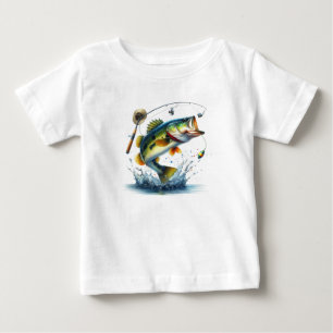 O-Fish-Ally Two Fishing 2nd Birthday Baby T-Shirt