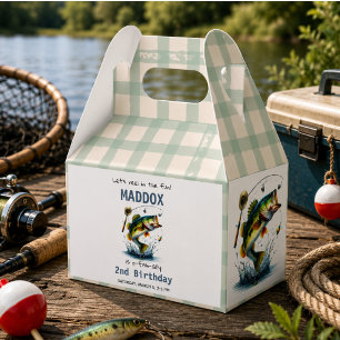 O-Fish-Ally Two Fishing 2nd Birthday Favour Box