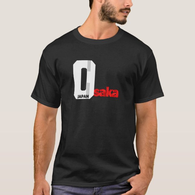 O For Osaka Street Food Capital Of Japan T-Shirt (Front)