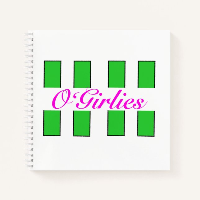 O’Girlies Spiral Notebook (Front)