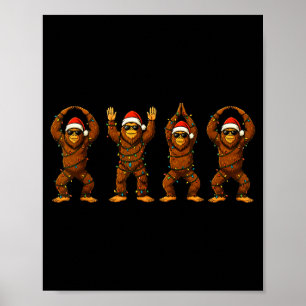 O-h-i-o Funny Bigfoot Ohio Vintage And Sasquatch C Poster