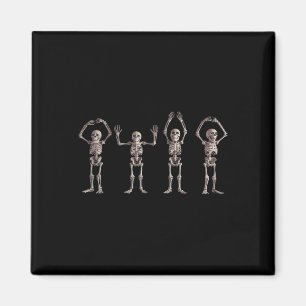O-h-i-o State Skeleton Lover Ohio Halloween Men Wo Magnet