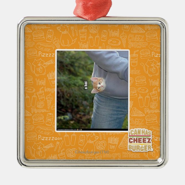 O hai metal ornament (Front)
