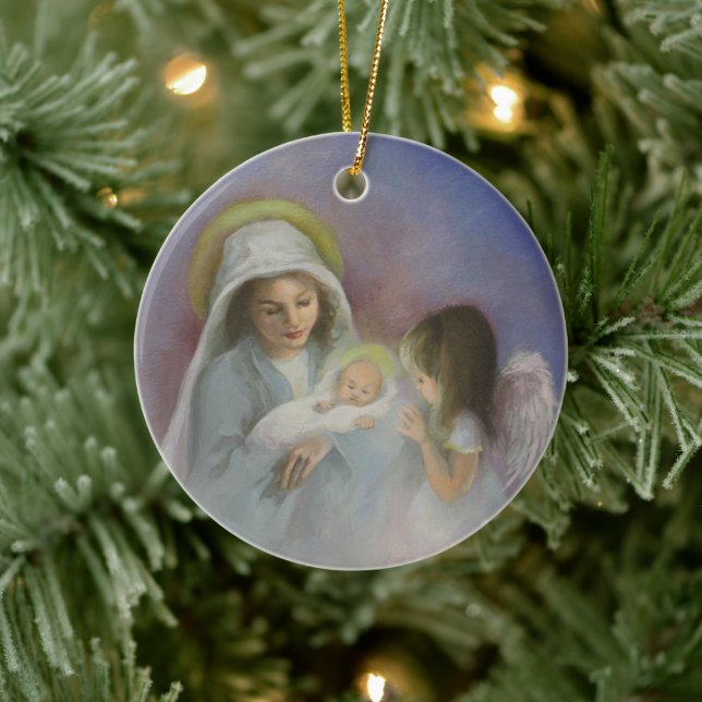 O Holy Night Ceramic Ornament (Tree)