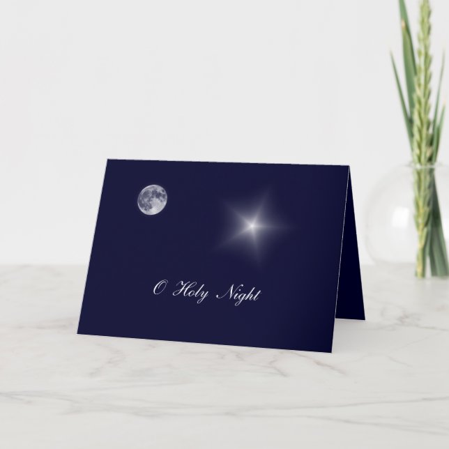 O Holy Night Christmas Card (Front)