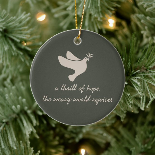 O Holy Night Christmas Ornament (Tree)
