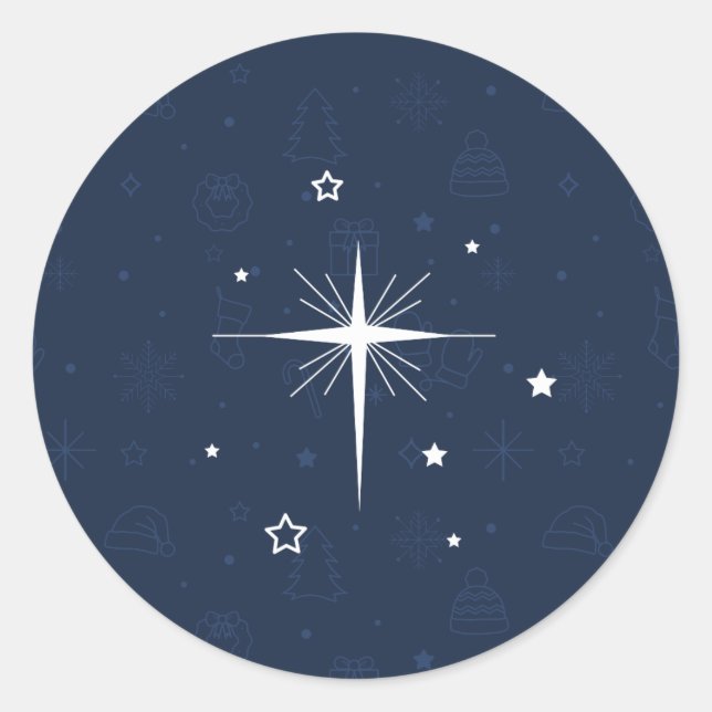 O' HOLY NIGHT / Christmas Stickers (Front)