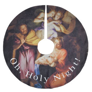 O Holy Night Christmas Tree Skirt