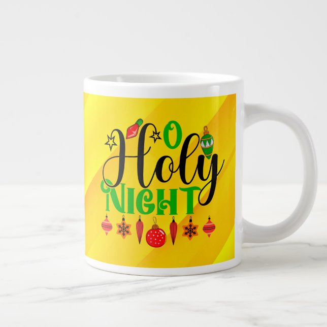 O Holy Night  Large Coffee Mug (Right)